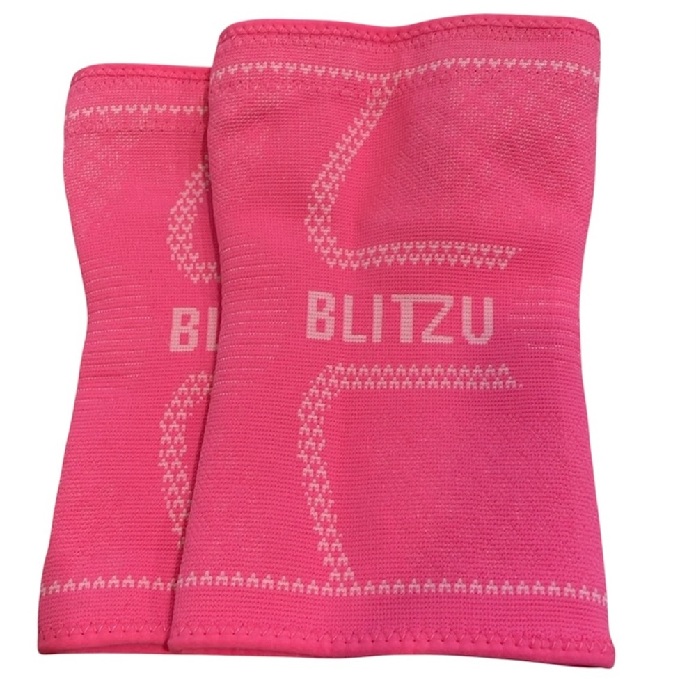 Blitzu Athletic Performance Compression 2 Sleeves Sz M Elastic Support Knee
